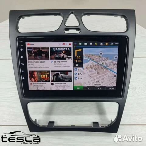 Магнитола Mercedes w203 и w463 Гелик android 10