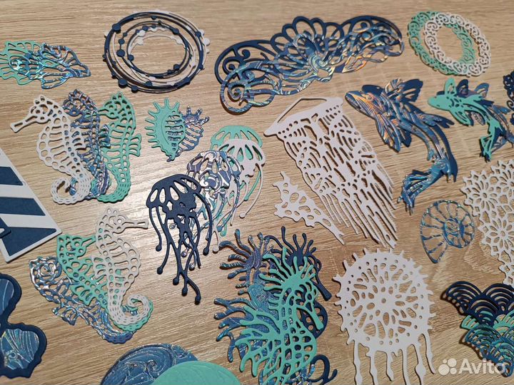Морской набор вырубки для скрапбукинга