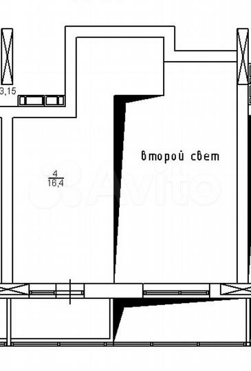 2-к. квартира, 64,6 м², 17/21 эт.