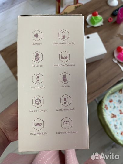 Молокоотсос электрический портативный