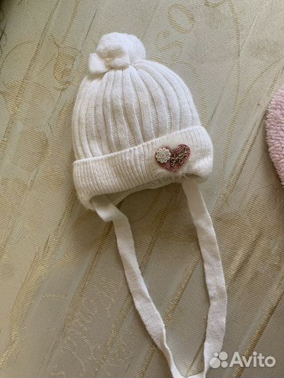 Шапка для новорожденной девочки