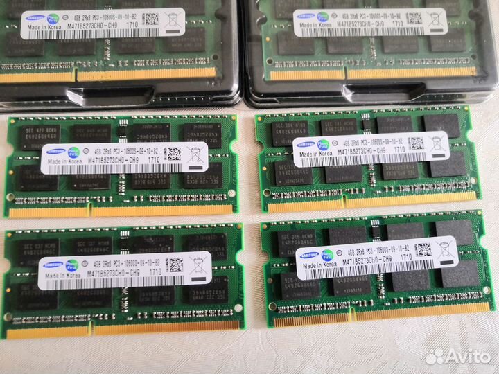 Память озу ноутбука DDR3-4GB (Samsung) 1333 частот