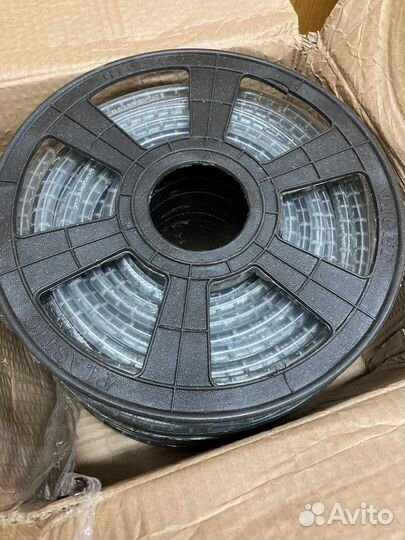 Дюралайт белый, двухпроводной