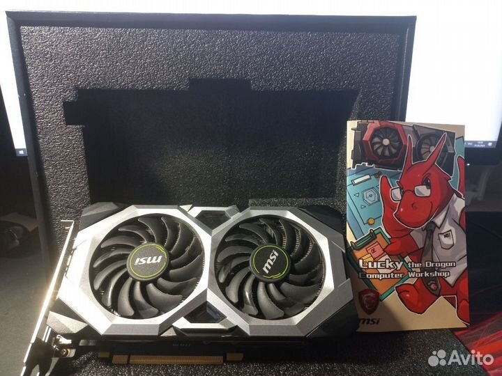 Видеокарта GeForce GTX 1660 super ventus XS OC 6GB