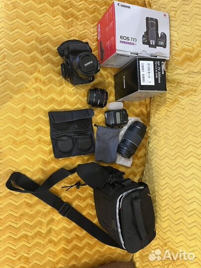 Canon77d комплект