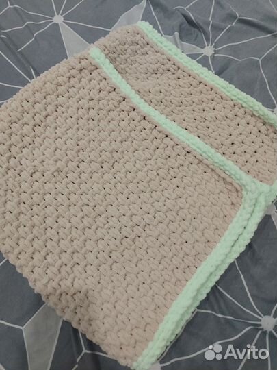 Плед детский вязаный ручная работа