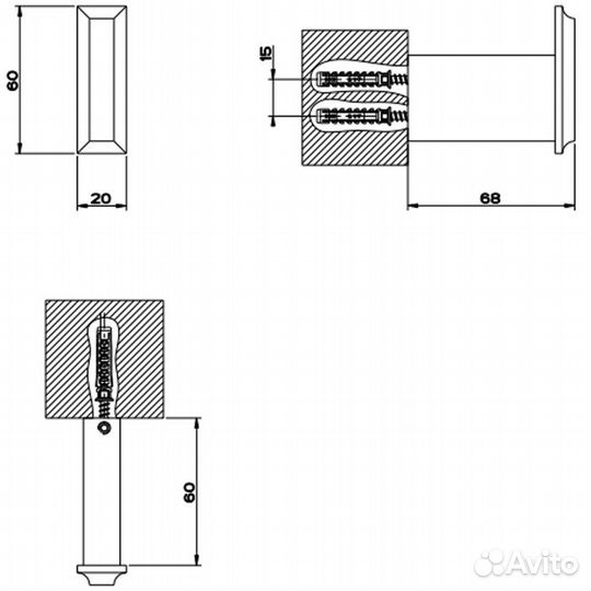 Gessi Eleganza Крючок 46521#031