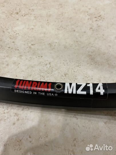 Обод двойной алюминиевый Sunrims MZ14 700c, 622