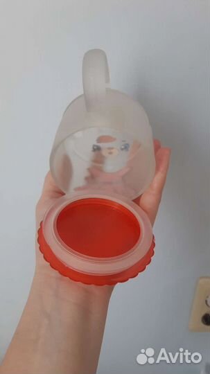 Кружка Кошка с крышкой