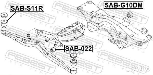 Сайлентблок SAB-G10DM