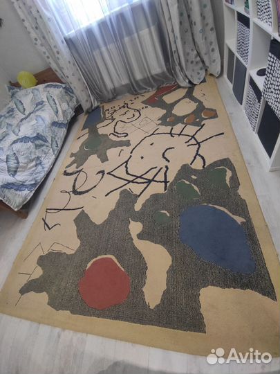 Ковер палас 2/3 бу Франция шерсть 100%