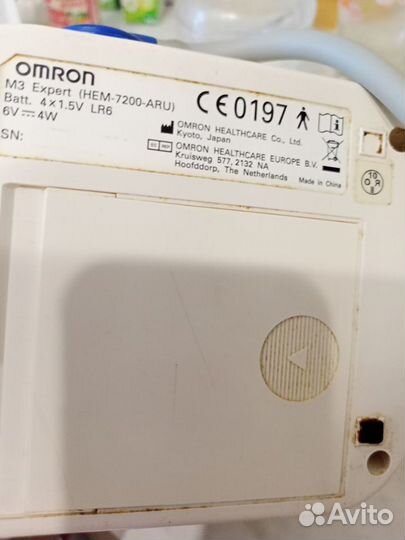 Тонометр omron m3 expert(манжета неисправна)