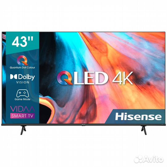 Qled 4K Телевизор Hisense 43E7HQ