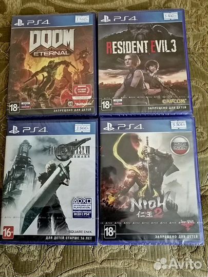 Игры для sony PS 4
