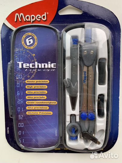 Готовальня maped Technic 6 предметов