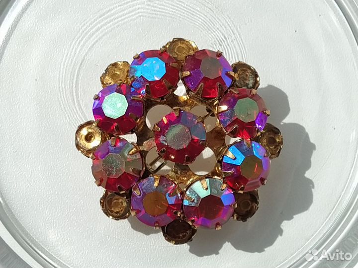 Брошь Чехословакия Аврора Бореалис в реставрацию