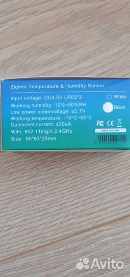 Датчик температуры и влажности zigbee