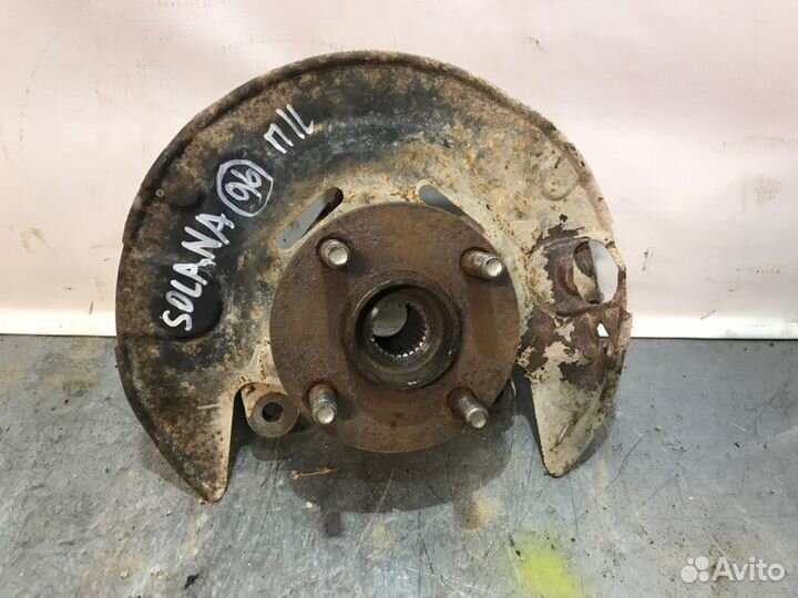 Кулак поворотный ступица в сборе передний левый