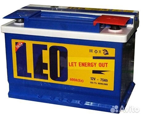 АКБ-75 а/ч LEO (Let Energy Out) (зал) пр