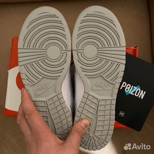 Кроссовки nike dunk low grey fog Оригинал