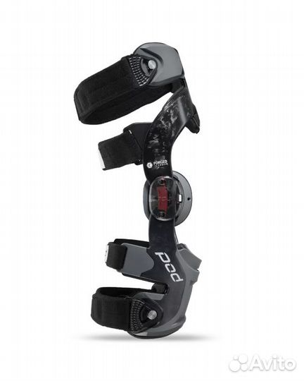 Черные Наколенники брейсы POD K8 3.0 Carbon/Black