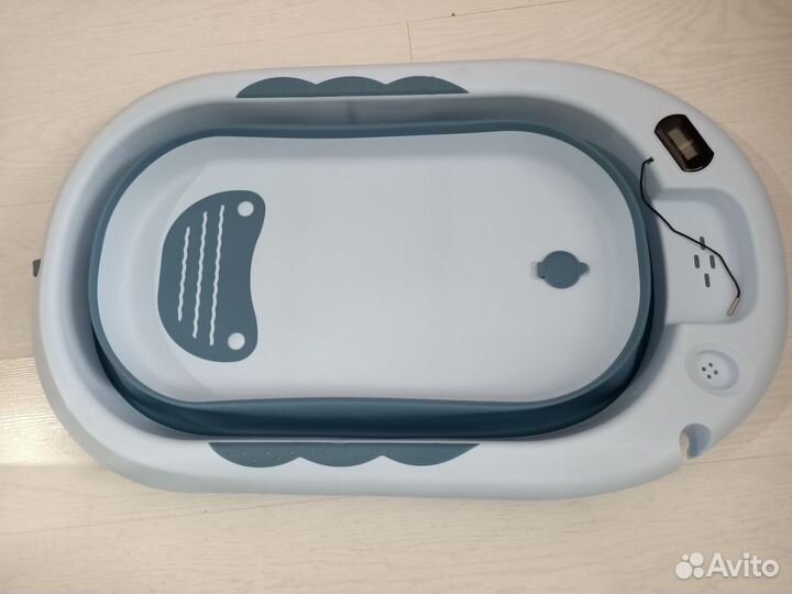 Ванночка для купания складная с термометром