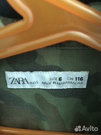 Рубашка джинсовая детская Zara