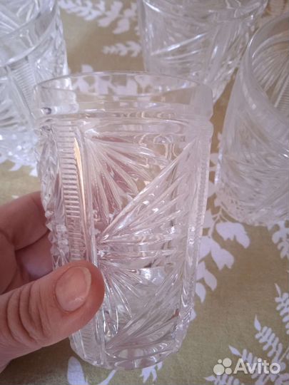 Хрустальные рюмки,стопки,кружки СССР винтаж