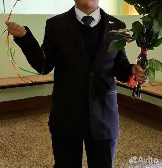 Пиджак для мальчика 134