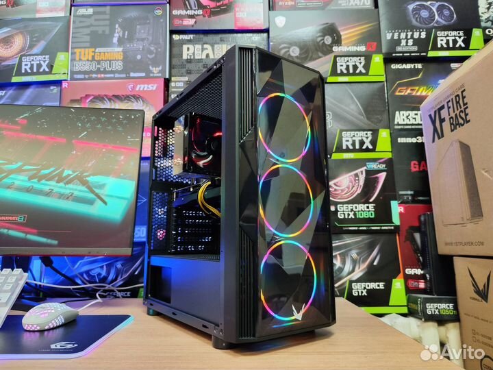 Игровой пк RTX2060Super/ Core i3-12100F/ 16Gb DDR4