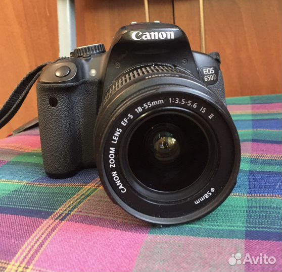 Зеркальный фотоаппарат canon 650 d