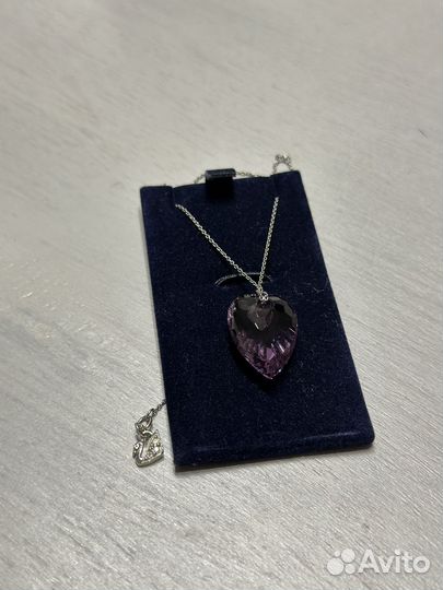 Swarovski кулон сердце