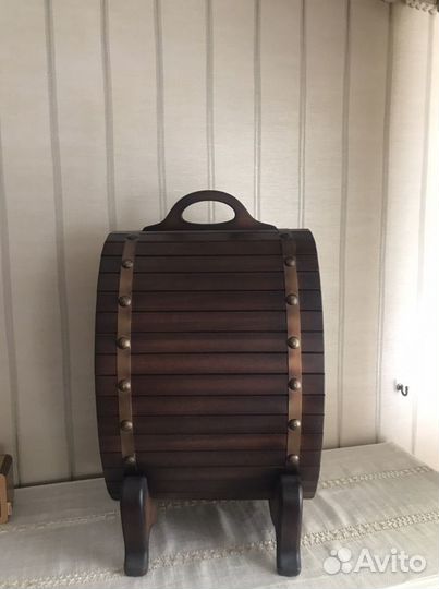 Мини- бар(держатель для бутылок). Дерево