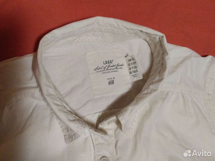 Рубашка белая для девочек