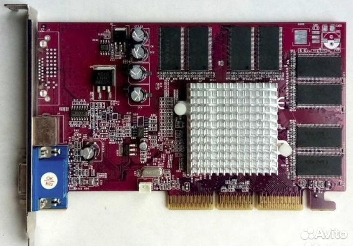 Видеокарта GeForce 4 MX 440 AGP 64Mb TV-OUT