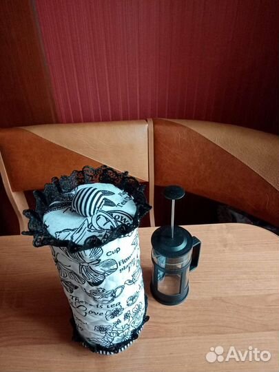 Грелка на френч - пресс