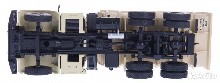 Краз-6510 (1985-94) самосвал, бежевый