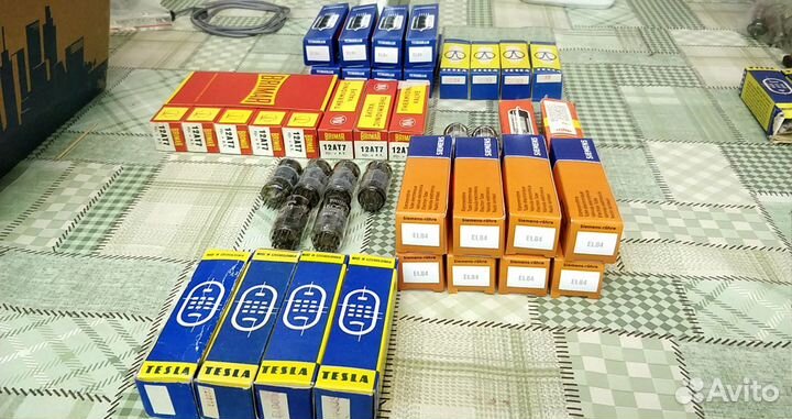 12AT7 brimar 6L6GC brimar EL84 siemens обмен