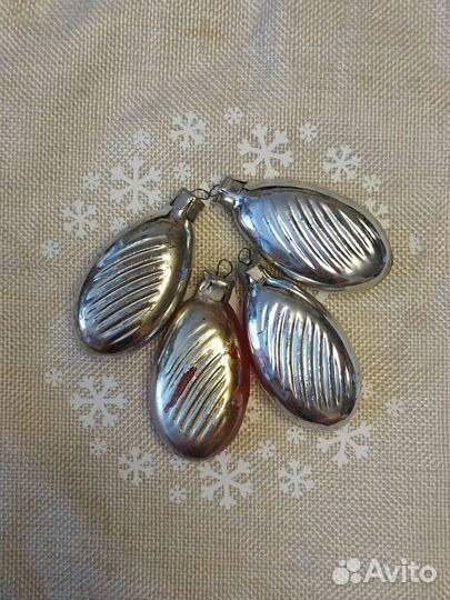 Елочные игрушки времен СССР