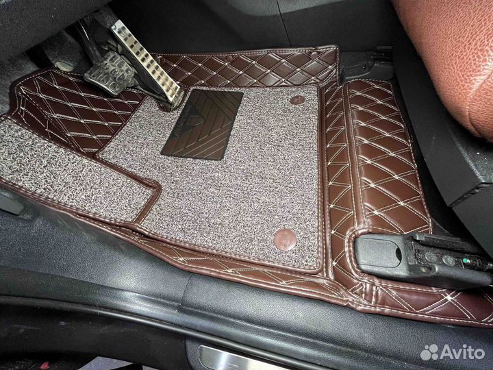 3Д коврики из экокожи Kia Sorento Prime 2019