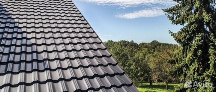 Двухскатная металлочерепица