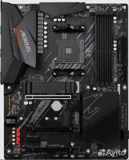 Материнская плата gigabyte b550 aorus elite v2