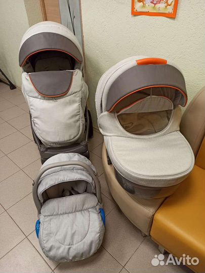 Коляска вездеход Adamex Monte 3 в 1