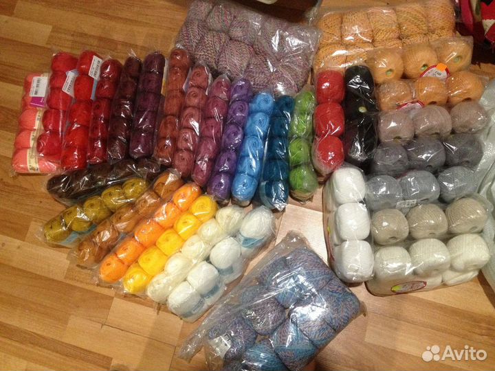 Пряжа маркеры Акрил Хлопок поштучно излишки