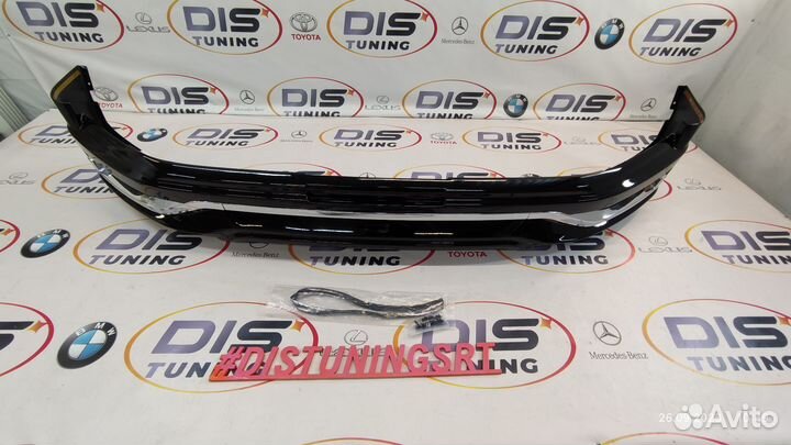 Губа передняя Toyota Land Cruiser 200 c 16г Modell