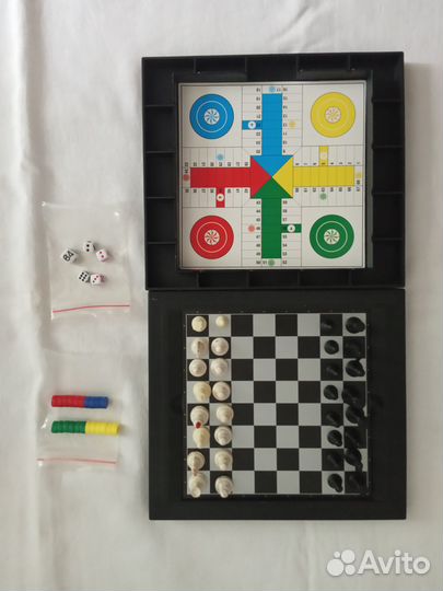 Шахматы, шашки, нарды 3 в 1