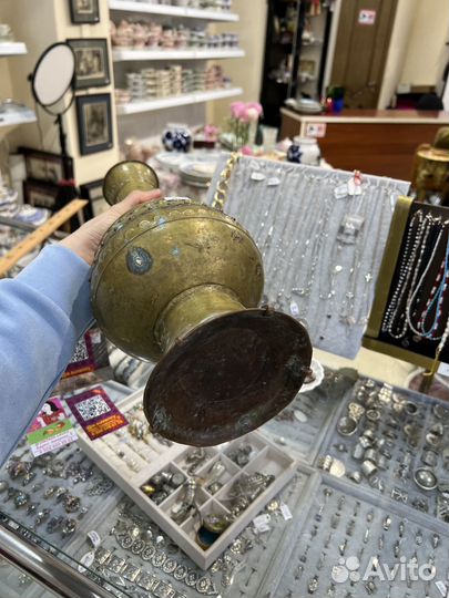 Кубачинский Медный кувшин, антикварный