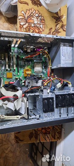 Материнская плата, процессор и блок питания