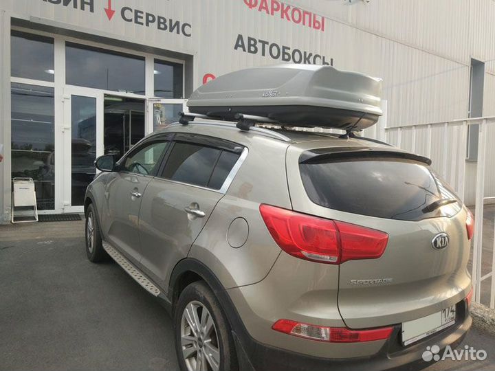 Багажник на инт. рейлинги Audi A4 Avant B9 Restyli