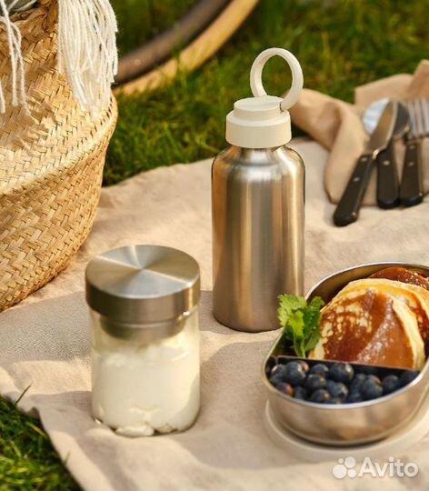 IKEA Термосы. Бутылки. Ланчбоксы. - Сталь